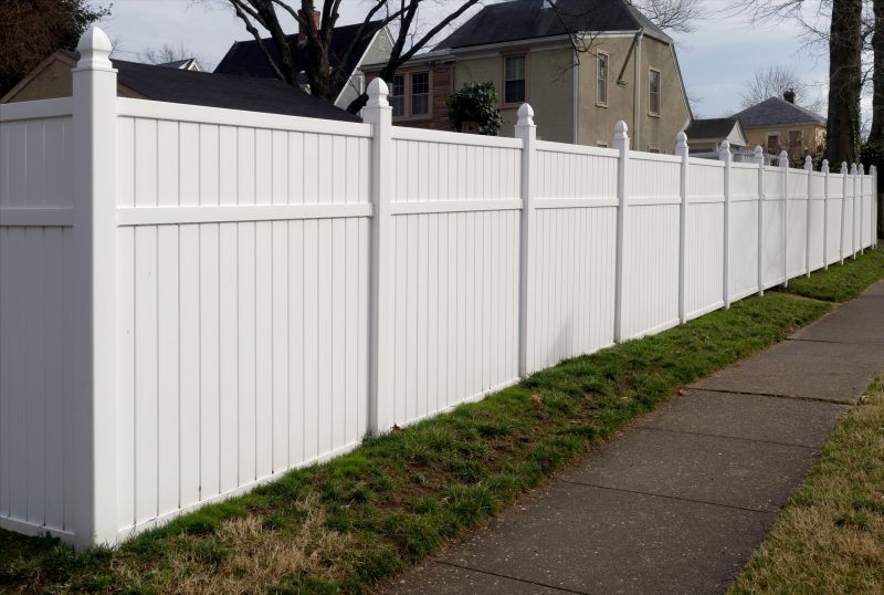 Modern Vinyl Fence